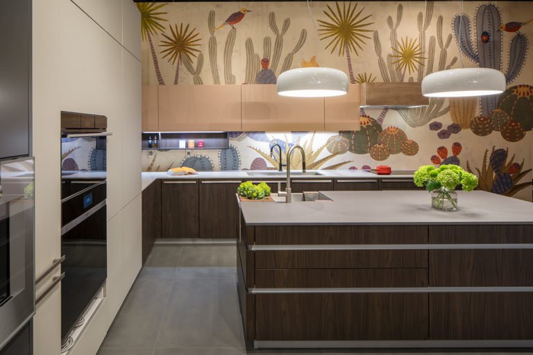 modern style kitchen with eccentric taste
