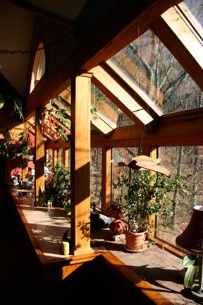 greenhouse providing sun light inside